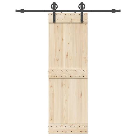 vidaXL Liukuoven asennussarja teräs 183 cm musta