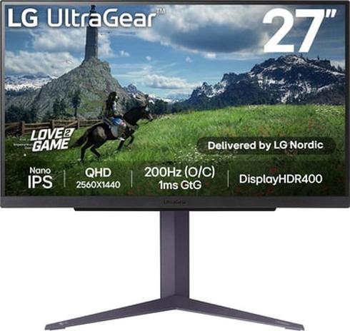 LG 27GS85Q-B (27"), näyttö – kuva 2/8