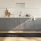 vidaXL Matto suorakaide harmaa 60x400 cm bambu – kuva 2