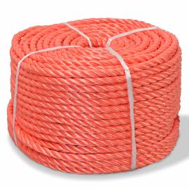 vidaXL Punottu Köysi Polypropeeni 16 mm 100m Oranssi