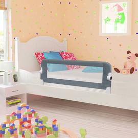 vidaXL Turvalaita sänkyyn polyesteri 102x42 cm harmaa
