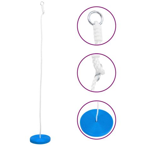 vidaXL Levykeinu 200 cm sininen