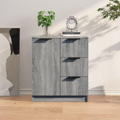 vidaXL Senkki harmaa Sonoma 60x30x70 cm tekninen puu