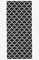 Horredsmattan Wave muovimatto musta 70 x 250cm – kuva 1