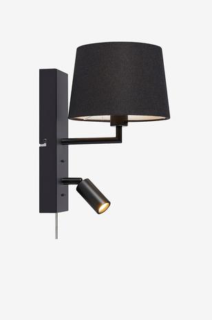 Markslöjd Como vägglampa (Musta) – kuva 2/8