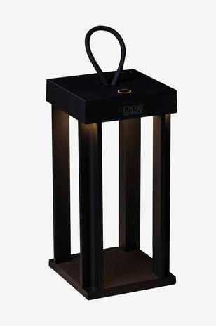 Konstsmide Cannes lanterna svart USB 42cm (Musta)