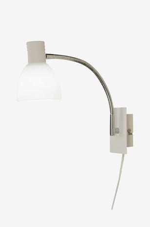 Deka LED-seinävalaisin, valk./kromi – kuva 2/8