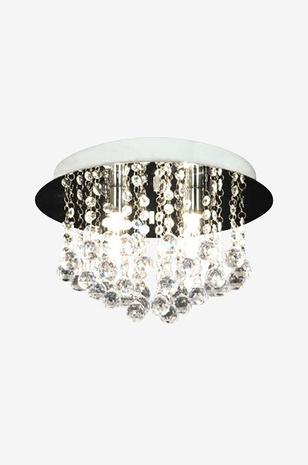 ScanLamps Madelene-plafondi, ä 35 cm, kromi