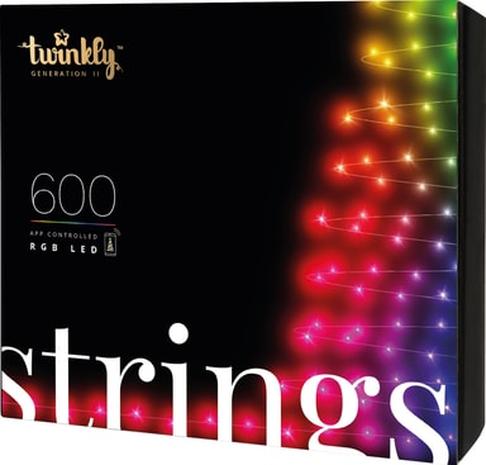 Twinkly Strings 250 LEDs Multicolor, sovellusohjattava koristevalosarja RGB, IP44