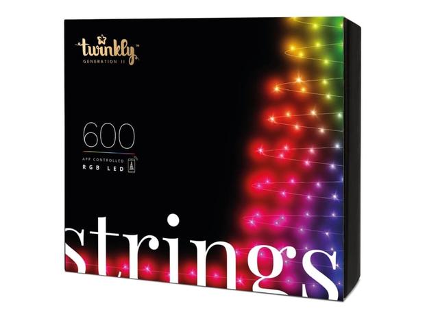 Twinkly Strings 250 LEDs Multicolor, sovellusohjattava koristevalosarja RGB, IP44