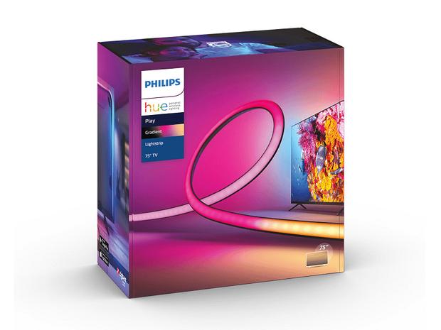 Philips Hue Gradient 75", valonauha tv:lle