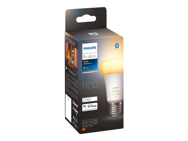 Philips Hue White Ambiance Warm White Bulb E27, bluetooth/Zigbee-lamppu  8 W