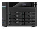 Asustor AS6508T (8-Bay, 8 x SATA3 6Gb/s, 3.5"/2.5", 2x M.2 PCIe (NVMe) / SATA *M.2 2280, 2260, 2242), NAS-palvelin
