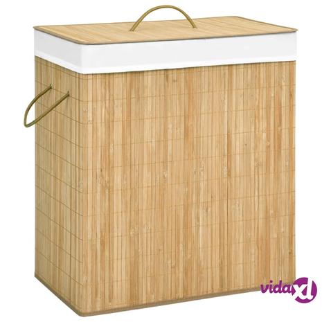 vidaXL Bambu pyykkikori 100 l