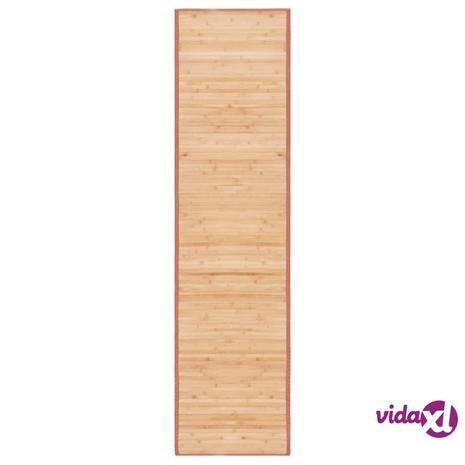 vidaXL Matto bambu 80x300 cm ruskea