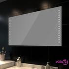 Kylpyhuoneen peili, jossa led-valot, 60 x 100 cm