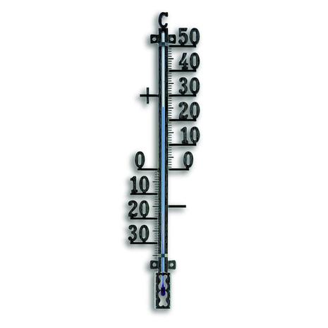 Termometerfabriken 424 metalli 44cm, ulkolämpömittari