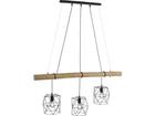 Leuchten Direkt 15503-18 - Kattokruunu narulla EDGAR 3xE27/60W/230V
