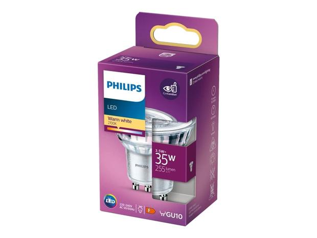 Lamppu LED 3,5W (35W/255lm) GU10 - Philips – kuva 3/8