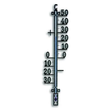 Termometerfabriken 424 metalli 44cm, ulkolämpömittari
