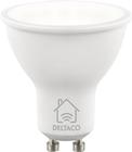 Deltaco Smart Home SH-LGU10W, himmennettävä WiFi-älylamppu 5 W, GU10