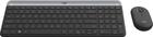 Logitech MK470 Slim Wireless, näppäimistö ja hiiri