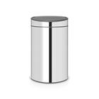 Brabantia Touch Bin New roska-astia 40L, Brilliant Steel
