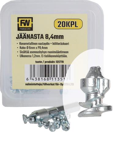 Jäänasta 6x8,4mm 20kpl