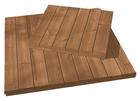 Tammiston Puu 900 x 900 mm x 21 mm ruskea pihalaatta