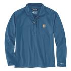 Carhartt Mock Neck Half-Zip T-Shirt Collegepaita Sininen