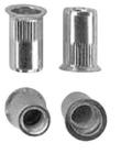 Niittimutteri: avoin, uppokanta, rihlattu - teräs, sinkitty, Masterfix Niittimutteri M4 / 11,5 mm / 2,0 - 3,5 mm / 250 kpl