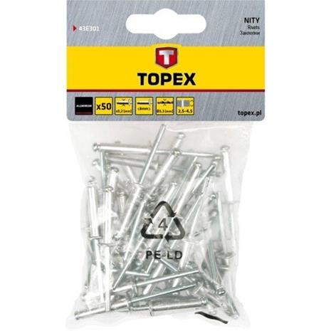 Niitit Topex 43E503; 4,8x12,5 mm; 50 kpl. – kuva 2/2