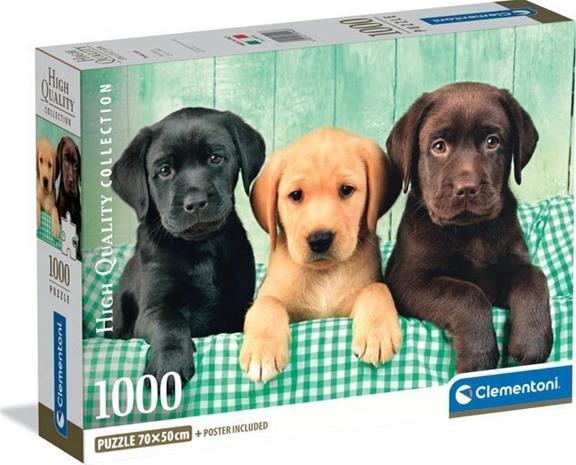 Clementoni Three Labradors (1000)