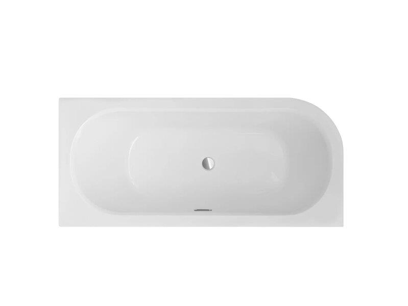 Kylpyamme Besco Avita Slim+, 160x75 cm, vasen