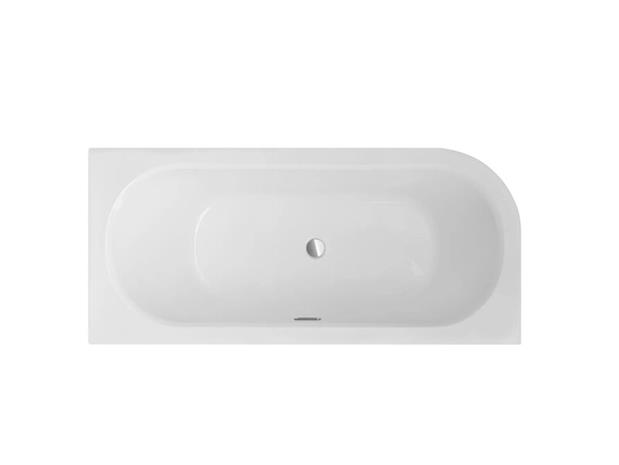 Kylpyamme Besco Avita Slim+, 160x75 cm, vasen