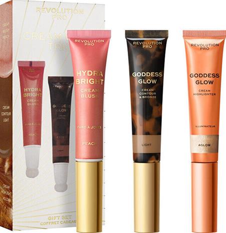 REVOLUTION PRO Cream Face Wand Trio Kasvomeikkisetti 1 kpl Light