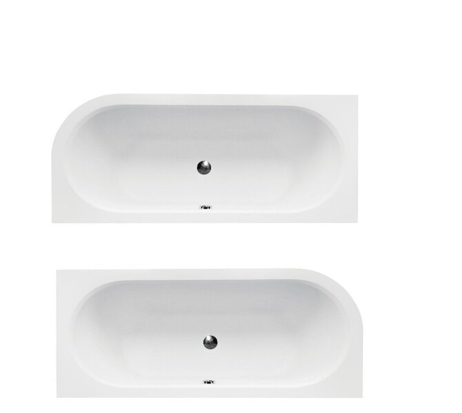 Kylpyamme Besco Avita Slim, 150x75 cm, oikea