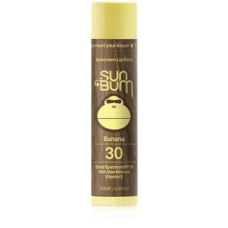 Sun Bum Sunscreen Lip Balm, Banana,SPF 30