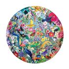 Eeboo - Round Puzzle 500 pcs - Paradise Garden Round (EPZF396)