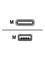 Huddly - USB cable - USB Type A to 24 pin USB-C - 1.15 m – kuva 1