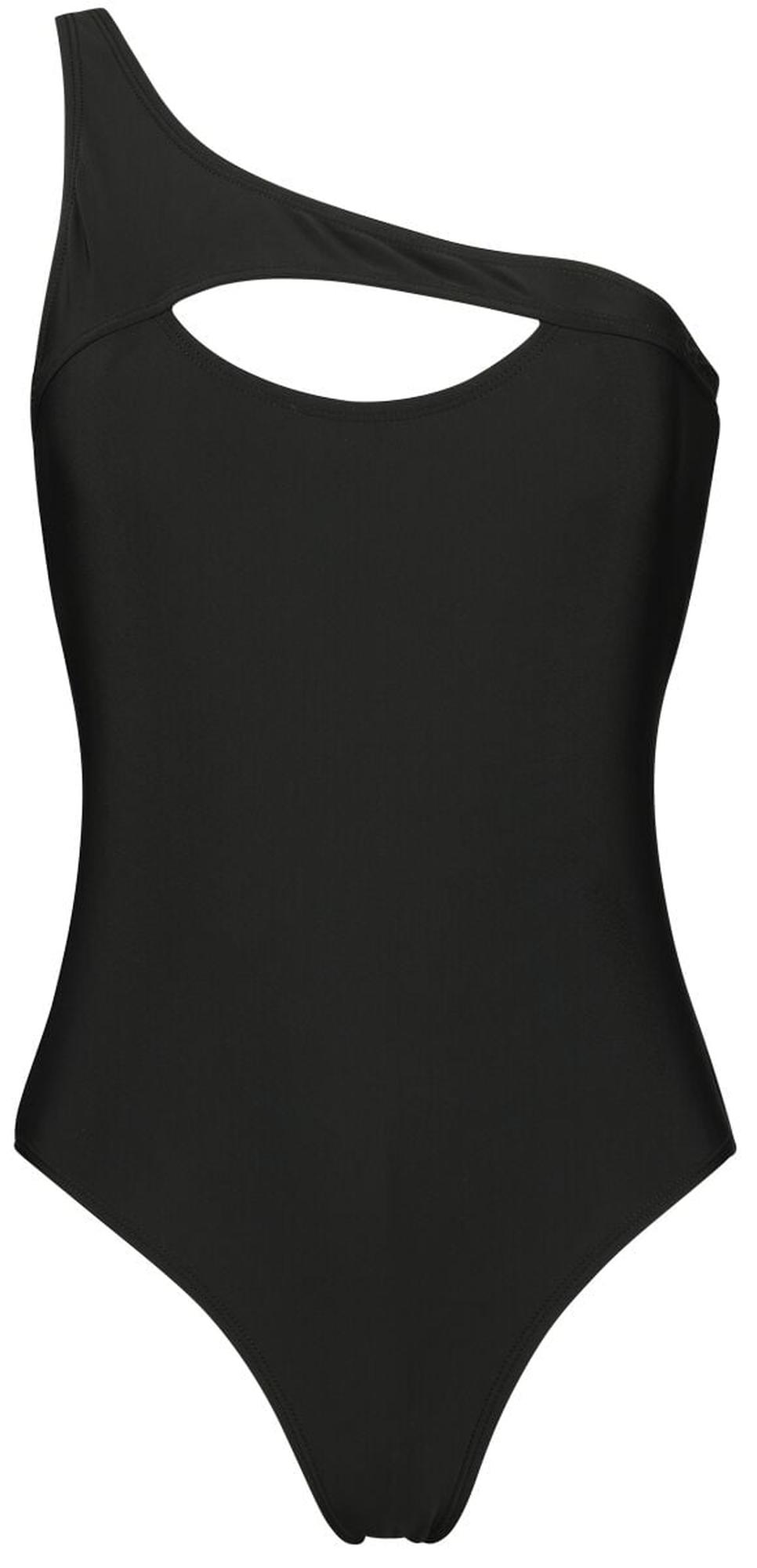 Black Premium by EMP - Asymmetric Swimsuit - Uimapuku - Naiset - Musta