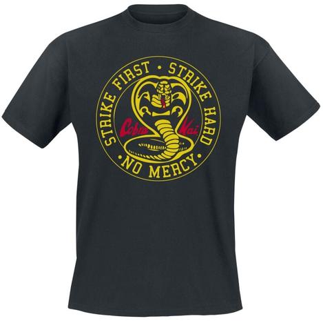 Cobra Kai - Cobra Kai Round Patch - T-paita - Miehet - Musta