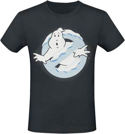 Ghostbusters - Frozen Logo - T-paita - Miehet - Musta