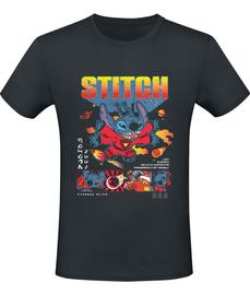 Lilo & Stitch - Stitch in Space - T-paita - Miehet - Musta