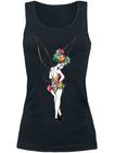 Peter Pan - Tinker Bell - Flower - Tank-toppi - Naiset - Musta