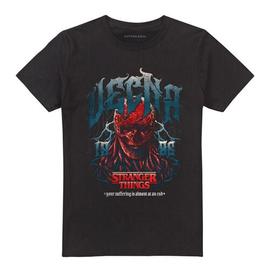 Stranger Things - Vecna Evil Band 86 - T-paita - Miehet - Musta