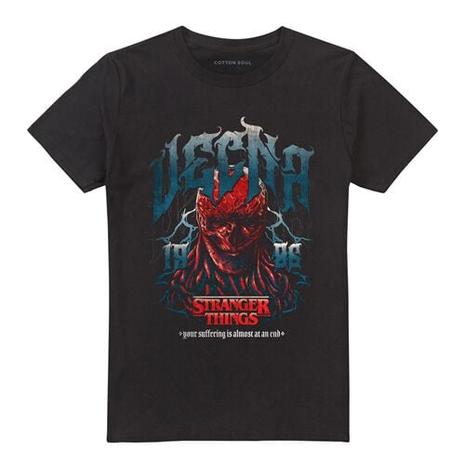 Stranger Things - Vecna Evil Band 86 - T-paita - Miehet - Musta
