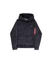 Alpha Industries - Back Print Hoodie Vintage - Huppari - Miehet - Musta