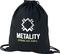 Metality - Sportbeutel - Treenikassi - Unisex - Musta – kuva 1
