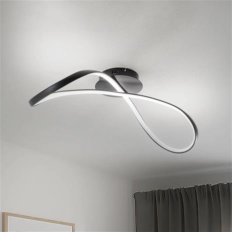LED-kattovalaisin INFINITY LED/21W/230V musta